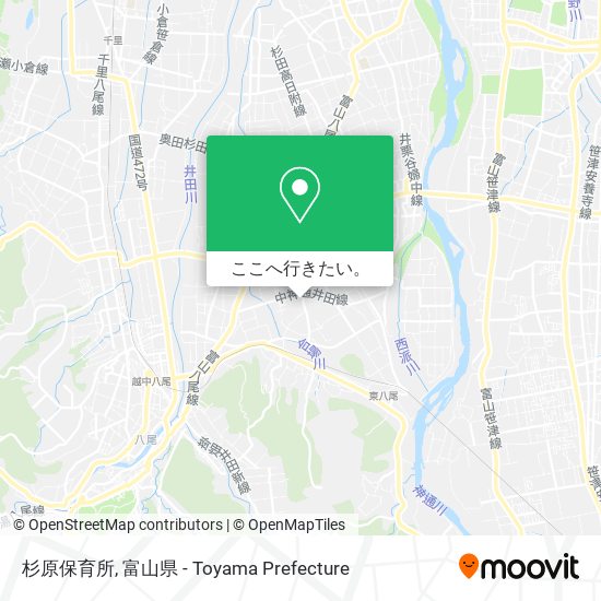 杉原保育所地図