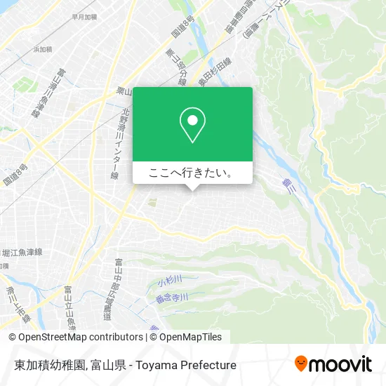 東加積幼稚園地図