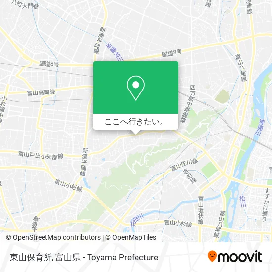 東山保育所地図