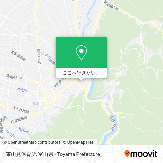 東山見保育所地図
