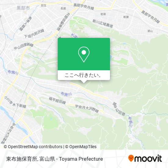 東布施保育所地図