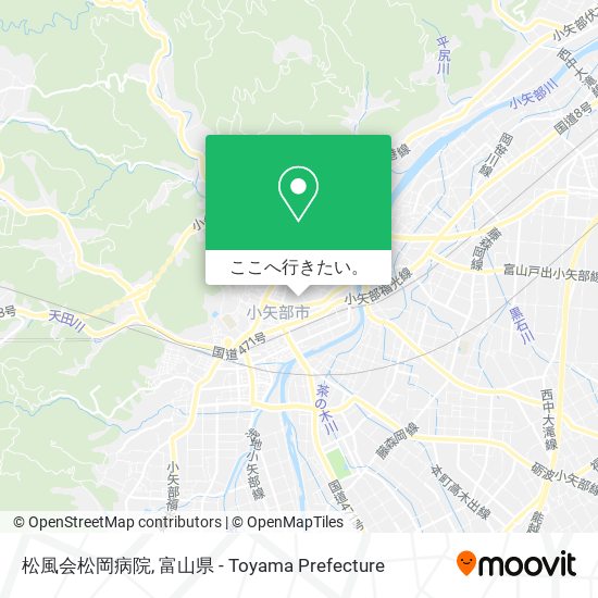 松風会松岡病院地図