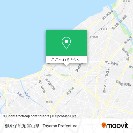 柳原保育所地図