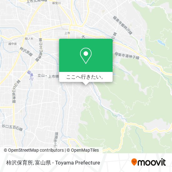 柿沢保育所地図