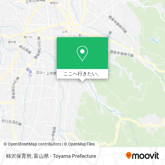 柿沢保育所地図