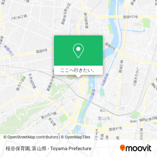 桜谷保育園地図