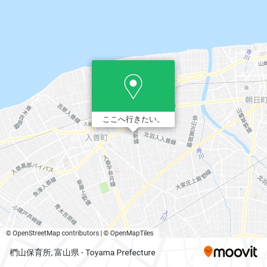 椚山保育所地図