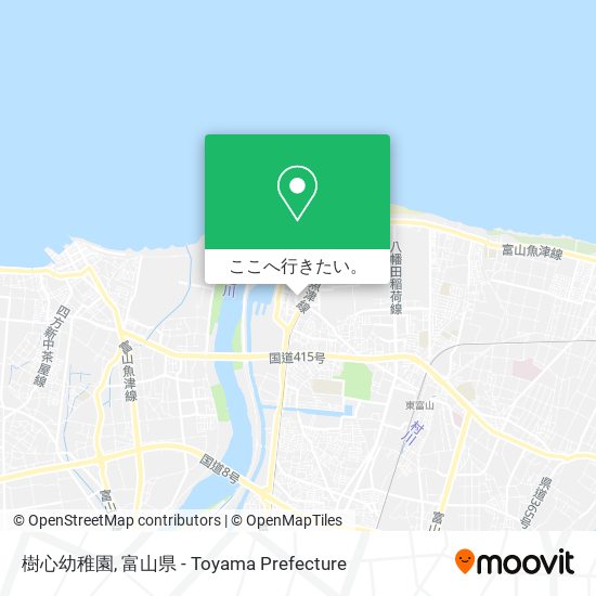 樹心幼稚園地図