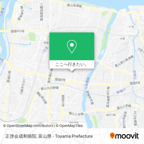 正啓会成和病院地図