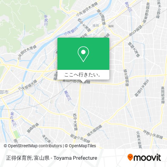 正得保育所地図