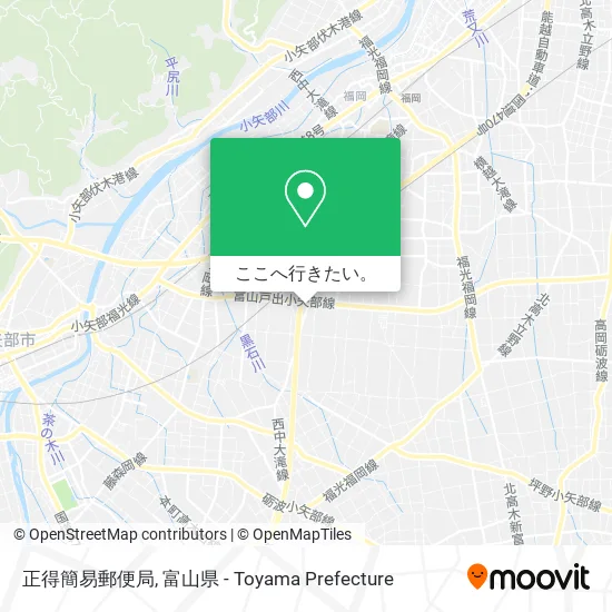 正得簡易郵便局地図