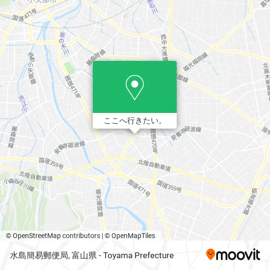 水島簡易郵便局地図