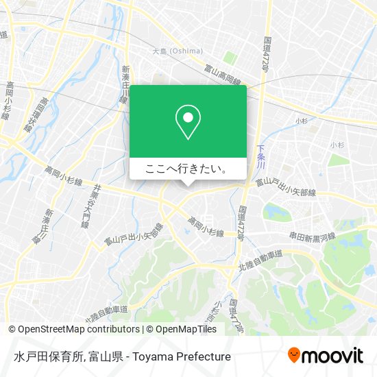 水戸田保育所地図