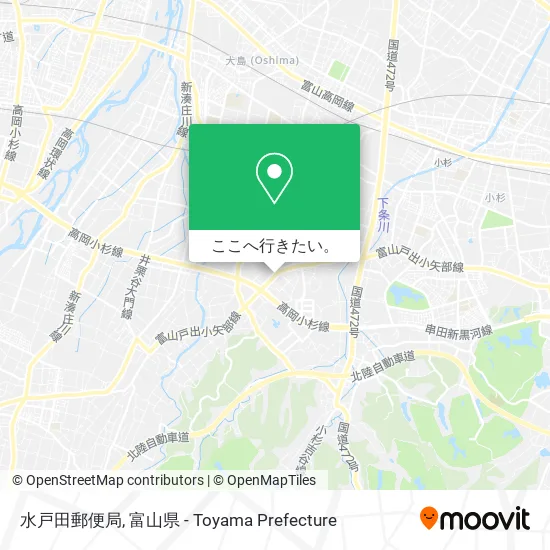水戸田郵便局地図