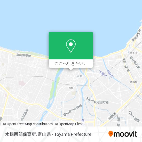 水橋西部保育所地図