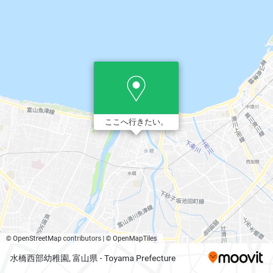 水橋西部幼稚園地図