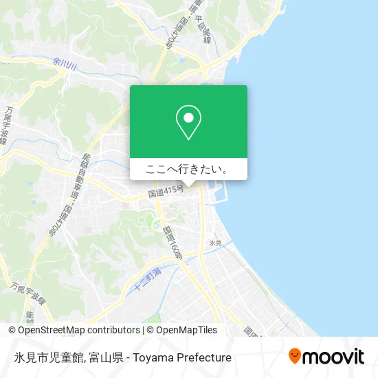 氷見市児童館地図
