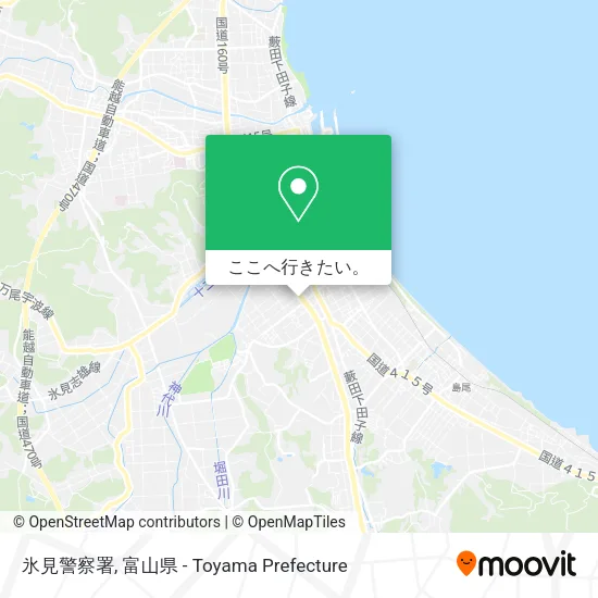 氷見警察署地図