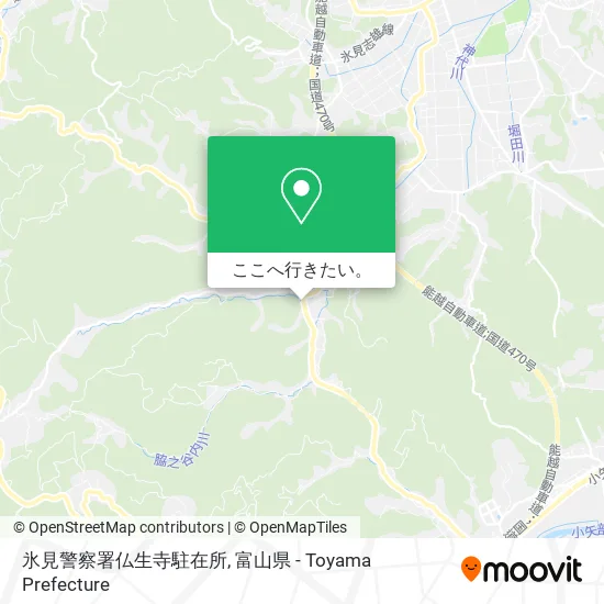 氷見警察署仏生寺駐在所地図