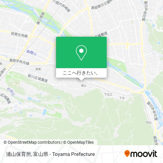 浦山保育所地図