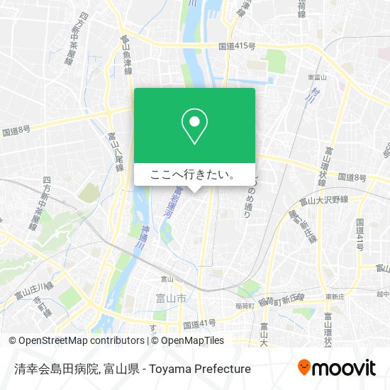 清幸会島田病院地図