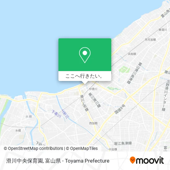 滑川中央保育園地図