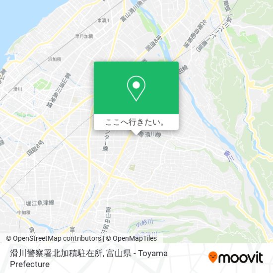 滑川警察署北加積駐在所地図