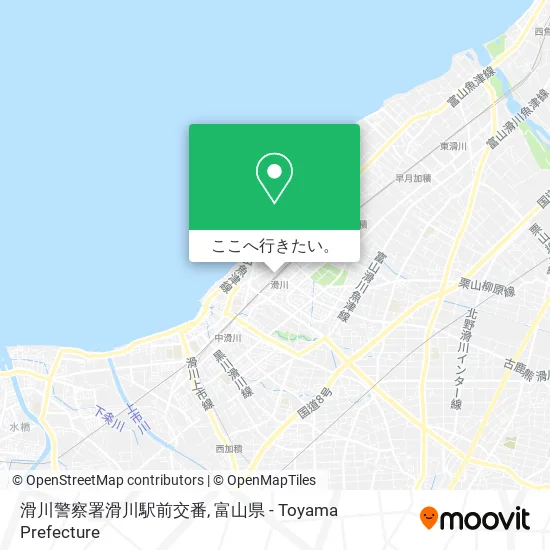 滑川警察署滑川駅前交番地図