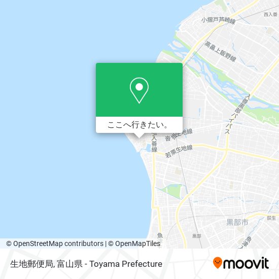 生地郵便局地図