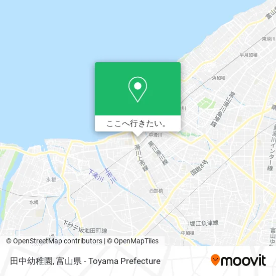 田中幼稚園地図