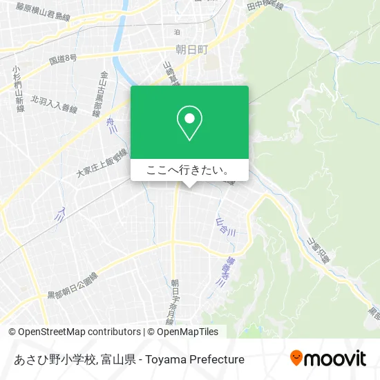 あさひ野小学校地図