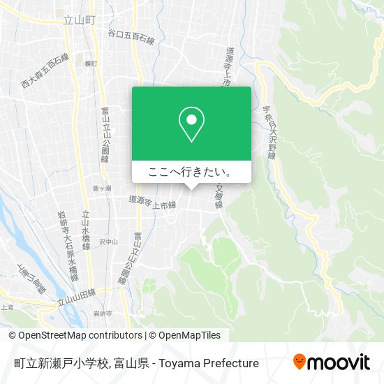 町立新瀬戸小学校地図