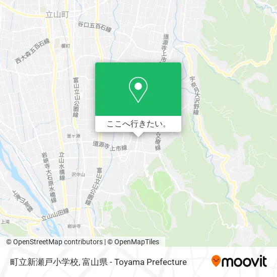 町立新瀬戸小学校地図