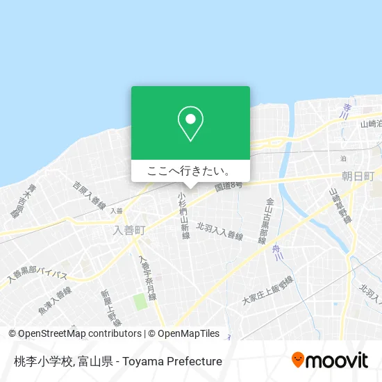 桃李小学校地図