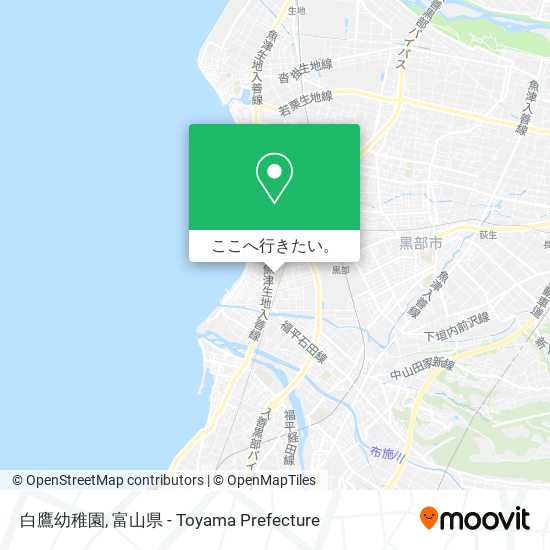 白鷹幼稚園地図
