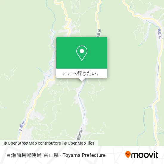 百瀬簡易郵便局地図