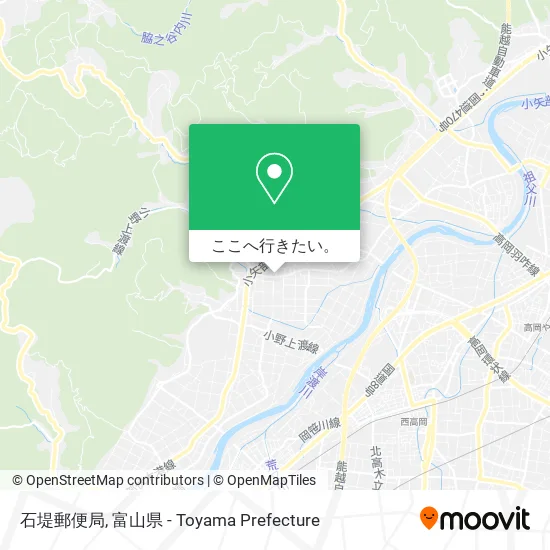石堤郵便局地図