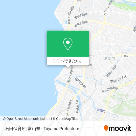 石田保育所地図