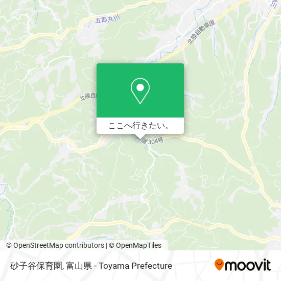 砂子谷保育園地図