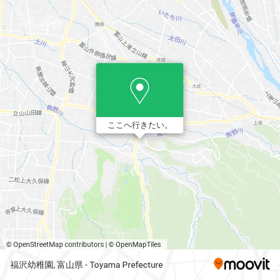 福沢幼稚園地図