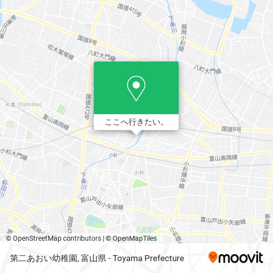 第二あおい幼稚園地図
