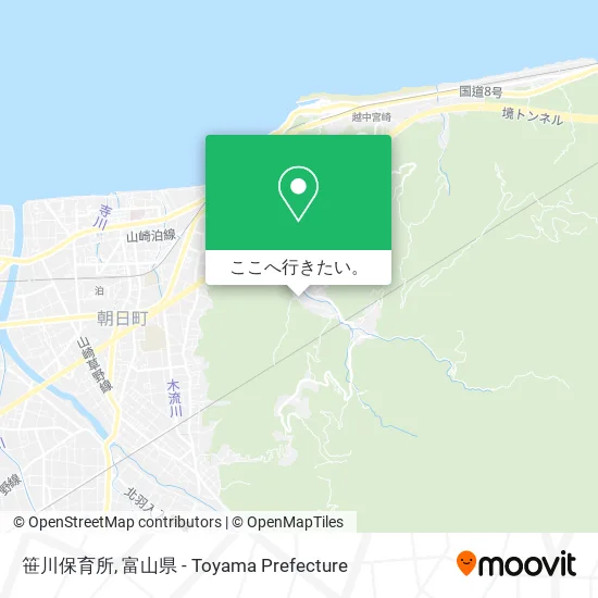 笹川保育所地図