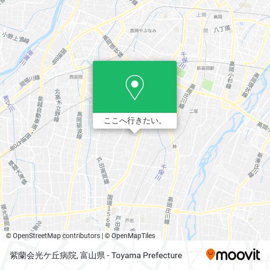 紫蘭会光ケ丘病院地図