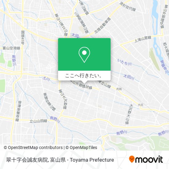 翠十字会誠友病院地図