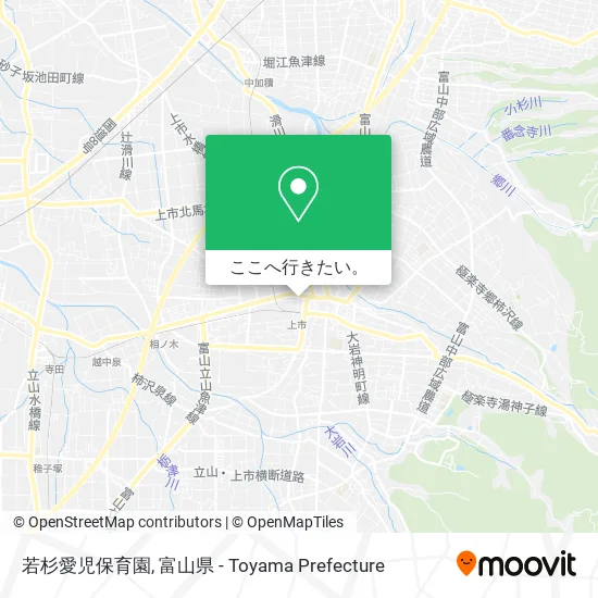 若杉愛児保育園地図