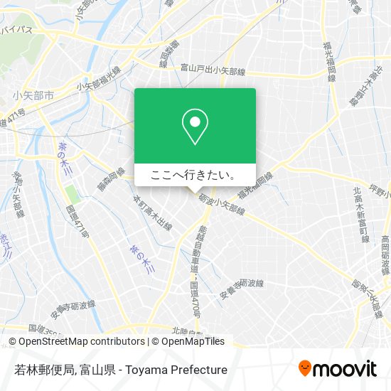 若林郵便局地図