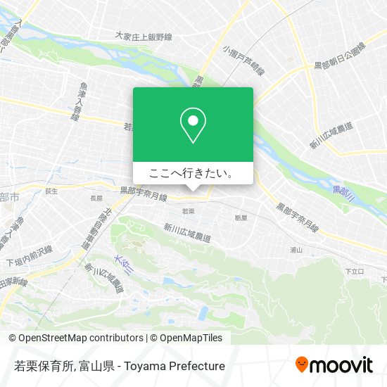 若栗保育所地図