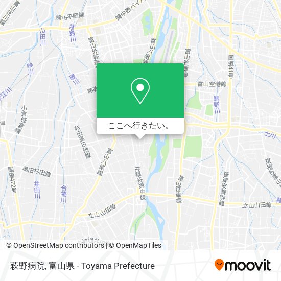 萩野病院地図