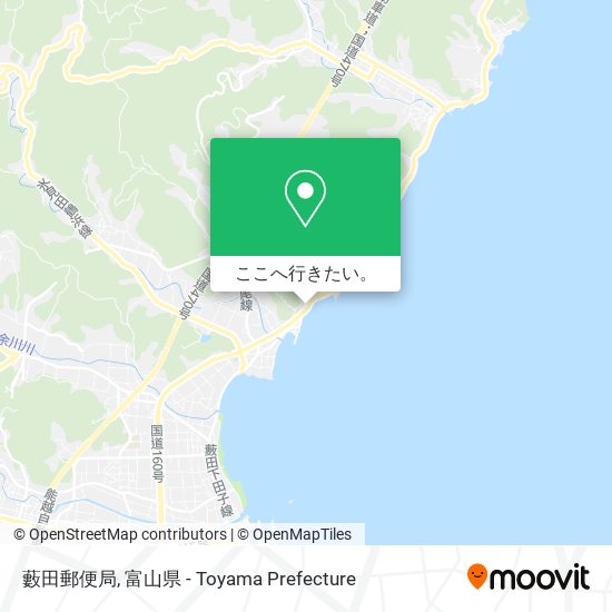 藪田郵便局地図