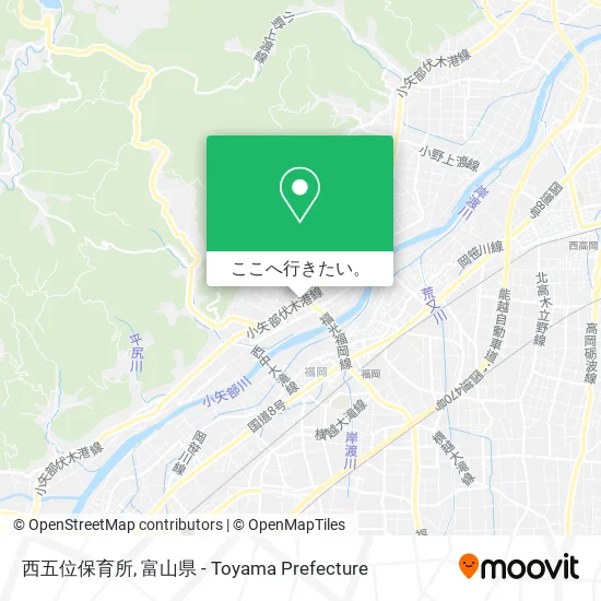 西五位保育所地図